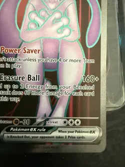 Pokemon Team Rocket’s Mewtwo ex 213/182 Ultra RareFull Art NM/M PSA 10 Candidate - Image 4