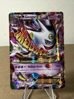 Pokemon M Gengar EX Mega Promo Holo XY Set Card XY166 210 MP - Image 1