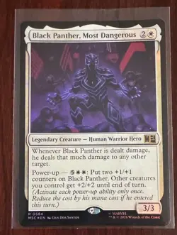 Black Panther, Most Dangerous Commander: Marvel Super Heroes Foil - Image 1