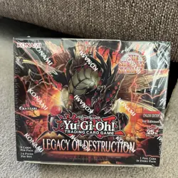 Yu-Gi-Oh! Legacy Of Destruction Booster Box 24 Packs 1st Edition - Sealed - Image 1