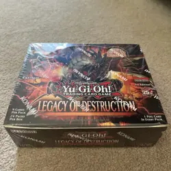 Yu-Gi-Oh! Legacy Of Destruction Booster Box 24 Packs 1st Edition - Sealed - Image 3