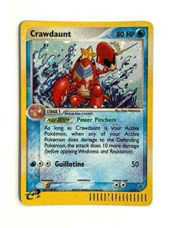 Pokemon TCG Crawdaunt 3/97 Holo EX Dragon - Image 1