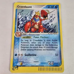 Crawdaunt - Holo - 3/97 EX Dragon - Pokemon TCG - 2003 E Reader - Image 1