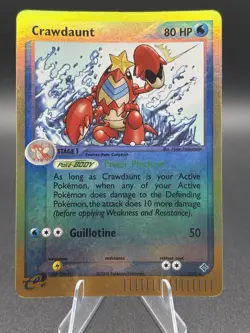 2003 Pokemon Crawdaunt 3/97 EX Dragon Reverse Holo - Image 1