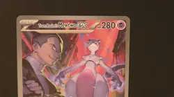 Pokemon Team Rocket's Mewtwo ex SIR - Destined Rivals 231/182 (In Hand, Mint) - Image 2