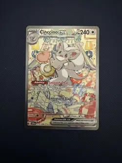 Cinccino Ex 119/086 Chaos Rising Pokemon card mint Special illustration rare SIR - Image 1