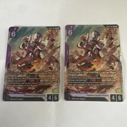 🔥 2x Gundam Card Game GD05-051 Gundam Barbatos Lupus Rex LR Freedom Ascension🔥 - Image 1