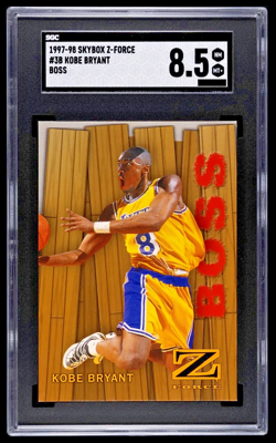 🔥 1997-98 Skybox Z-Force - BOSS 🔥 Kobe Bryant #3B SGC 8.5 - Image 1