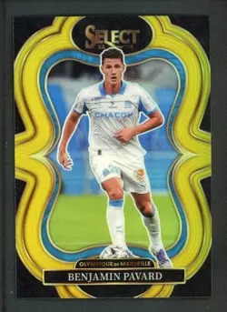 2025-26 BENJAMIN PAVARD 06/10 PANINI SELECT LIGUE 1 MCDONALD S MEZZANINE GOLD - Image 1