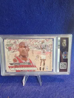 1993 FLEER ULTRA #30 MICHAEL JORDAN PSA 9 CHICAGO BULLS - Image 2