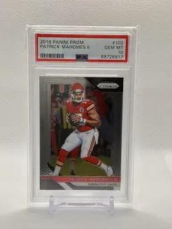 2018 Panini Prizm Patrick Mahomes II #102 PSA 10 GEM MINT 2nd Year Chiefs 🔥 - Image 1