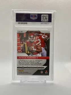 2018 Panini Prizm Patrick Mahomes II #102 PSA 10 GEM MINT 2nd Year Chiefs 🔥 - Image 2