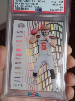 Baker Maxfield Rookie Gold PSA 10 Pop 21 - Image 3