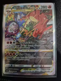 Pokemon TCG Charizard Vstar Sword & Shield Swsh262 Holo Promo - Image 1