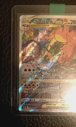 Pokemon TCG Charizard Vstar Sword & Shield Swsh262 Holo Promo - Image 2