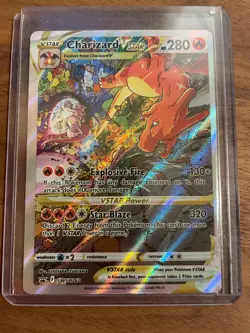 Pokemon TCG Charizard Vstar Sword & Shield Swsh262 Holo Promo - Image 1