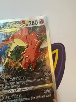 Pokemon TCG Charizard Vstar Sword & Shield Swsh262 Holo Promo - Image 3