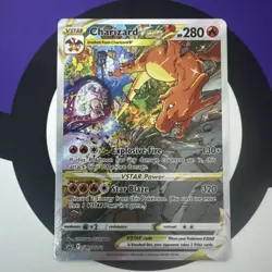 **NM: Pokemon TCG Charizard Vstar Sword & Shield Swsh262 Holo Promo** - Image 1