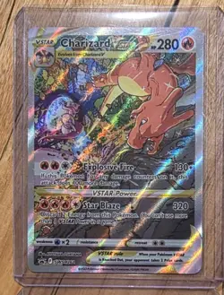 Pokemon TCG Charizard Vstar Sword & Shield Swsh262 Holo Promo - Image 1