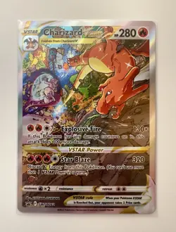 Pokemon TCG Charizard Vstar Sword & Shield Swsh262 Holo Promo - Image 1