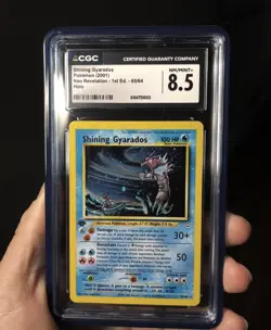 Pokemon Shining Gyarados Neo Revelation 1st Edition Holo Secret Rare #65 CGC 8.5 - Image 3