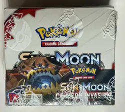Pokemon Sun And Moon: Crimson Invasion Sealed Booster Box - Image 1