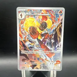 Armarouge 086/084 Illustration Rare Pitch Black Pokemon Holo Near Mint - Image 1