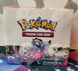 Pokemon TCG SV05 Temporal Forces Booster Box Factory Sealed - Image 1