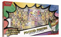 Pokemon TCG Mega Evolution Ascended Heroes Focused Fighters Box Holo Promo - Image 1