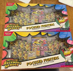 Pokemon TCG Mega Evolution Ascended Heroes Focused Fighters Promo Box Lot 2 - Image 1