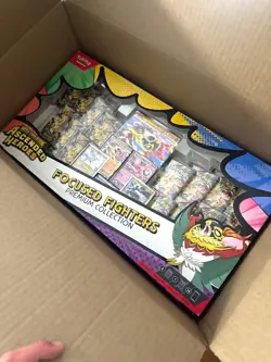 Pokemon TCG Mega Evolution Ascended Heroes Focused Fighters Box Promo Oversize - Image 1