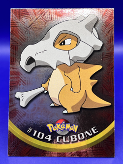 Cubone Silver Foil Topps Pokemon TV Animation Edition Series 2 #104 LP - Image 1
