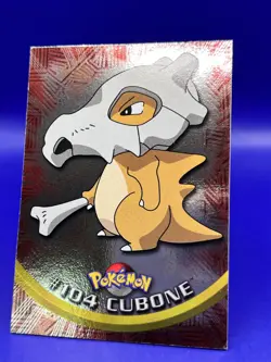 Cubone Silver Foil Topps Pokemon TV Animation Edition Series 2 #104 LP - Image 2