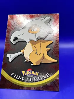 Cubone Silver Foil Topps Pokemon TV Animation Edition Series 2 #104 LP - Image 3