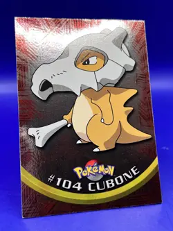 Cubone Silver Foil Topps Pokemon TV Animation Edition Series 2 #104 LP - Image 4