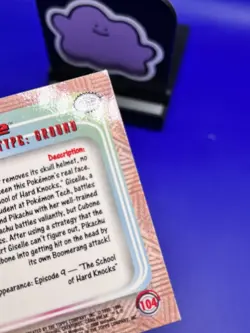 Cubone Silver Foil Topps Pokemon TV Animation Edition Series 2 #104 LP - Image 5