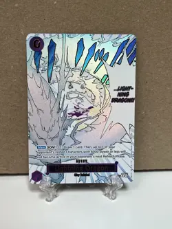 OP15-077 Lightning Dragon Alt Art One Piece Card Game TCG - Image 1
