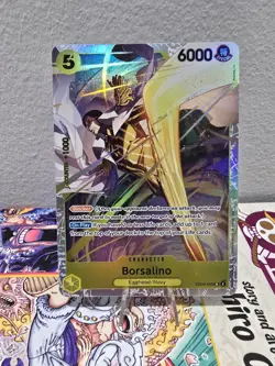 One Piece Card Game Borsalino SR EB04-058 OP15 English Version NM - Image 1
