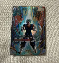 Bandai Dragon Ball Super Card Game Vegito FB02-139 SR Foil Battle Card - Image 1