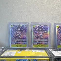 Bandai ONE PIECE Card Game Nico Robin EB03-055 SR 3 lot - Image 2