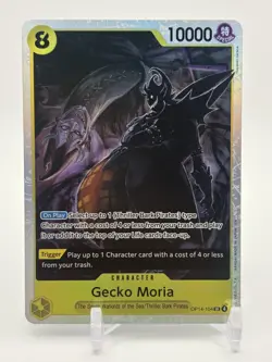 Gecko Moria Foil SR The Azure Sea's Seven OP14 104 NM English - Image 1