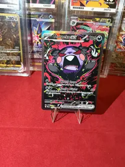 Pokemon TCG 117/084 Morpeko Ex Pitch Black SR Holo Near Mint - Image 1