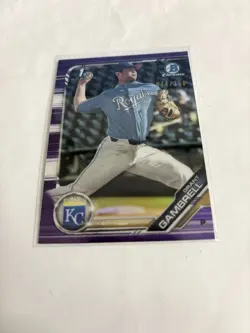 2019 Bowman Draft - Chrome Grant Gambrell #BDC-138 Purple Refractor /250 (RC) - Image 1