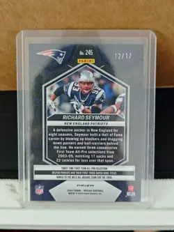 2024 Panini Mosaic Richard Seymour Gold Wave #05/17 - Image 2