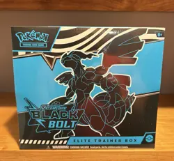 Pokemon TCG: Scarlet & Violet Black Bolt ETB Elite Trainer Box - Factory Sealed - Image 1