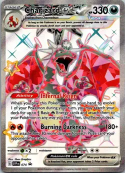 Charizard ex Holo Promo SV: Scarlet & Violet Promo Cards 074 NM - Image 1