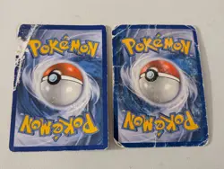 2 Pokemon Promo Card Lot - Damaged - Charizard XY17 - Typhlosion HGSS09 - Image 2