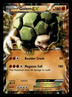 Golem EX 46/83 EX Rare Holo Generations Pokemon Card - 1 - Image 2