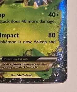 Venusaur EX Pokemon TCG Card Ultra Rare Generations 1/83 - Image 3