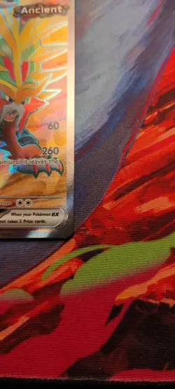 Pokemon Gouging Fire ex 188/162 Special Illustration Rare Holo Raw English Card - Image 4